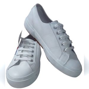 Superga naplngcotu slip on white sneakers